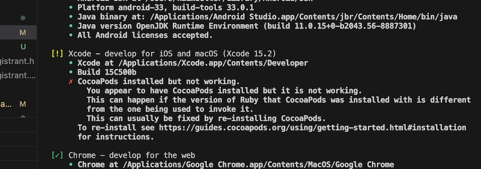 CocoaPods installed but not working