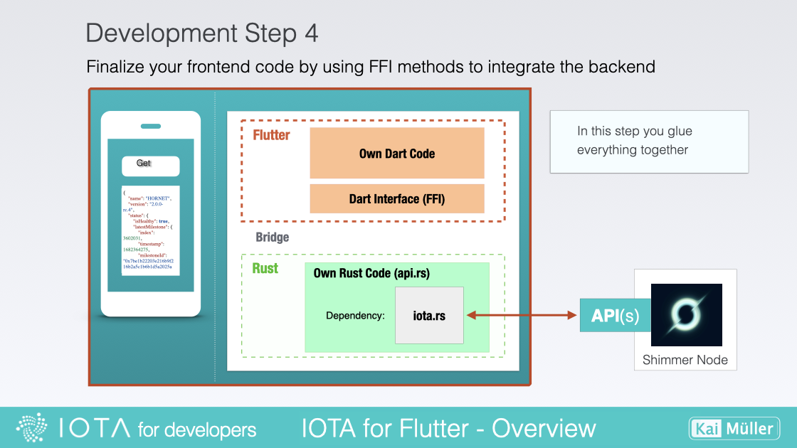 Integrate the Dart Interface into your frontend code