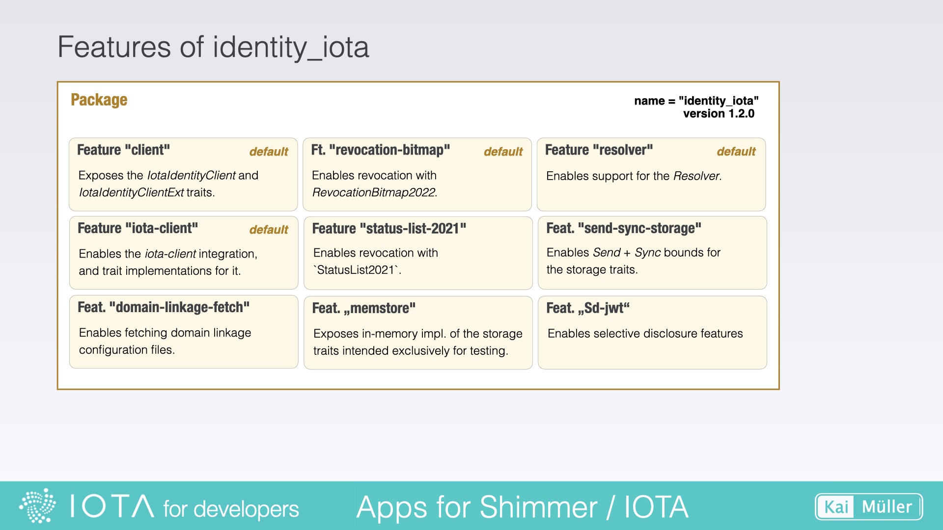 Features of identity_iota